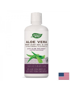 Алое вера (гел и сок) 60- Добро храносмилане и силен имунитет 1L, с вкус на горски плодове