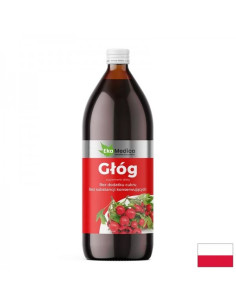 Сок от глог с каму-каму и натурален витамин С Сърце и нервна система 1 литър, 20 или 40 дози