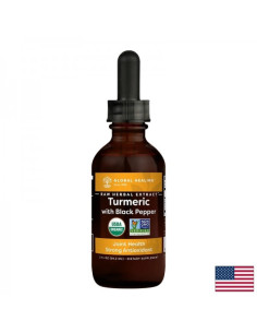 Противовъзпалителен ефект Куркума с черен пипер Капки 59.2 ml