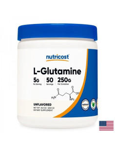 В подкрепа на мускулите и чревната функция L-Глутамин 5 g x 250 g прах