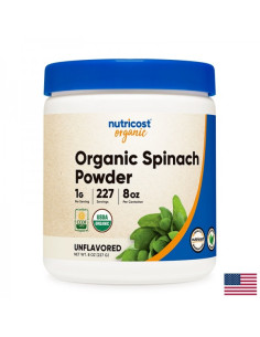 Прах от спанак органик Тонус, жизненост и силен имунитет 300 mg, 227 g (прах)