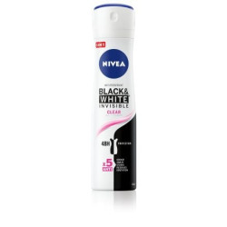 NIVEA Deo Спрей дамски Invisible on Black & White Clear