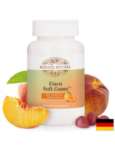 Желязо При анемия и умора 60 желирани таблетки с вкус на праскова