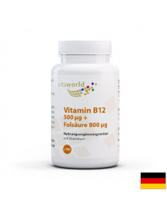 Vitamin B12 + Folsäure Витамин B12 + Фолиева киселина 180 таблетки