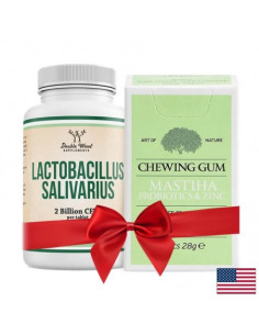 Пробиотик Лактобацилус Саливариус 2 млрд. активни пробиотици х 120 дъвчащи таблетки