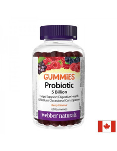 Пробиотик Гъми 5 млрд. активни пробиотици 60 желирани таблетки, с вкус на горски плодове