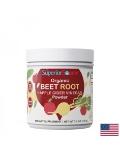 Детокс Червено цвекло органик + Ябълков оцет 210 g прах