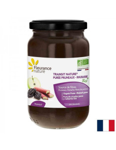 Пюре от сини сливи с ревен и ябълкови фибри - при запек Transit nature - за нормализиране на изхождането 290 g