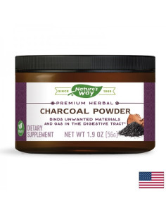 Детоксикация на стомашно-чревния тракт Активен въглен от кокосов орех 56 g прах