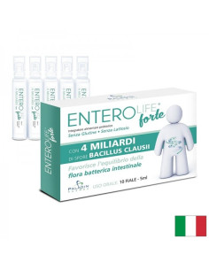 Пробиотик EnteroLife Форте, 4 млрд. пробиотици, 10 флакона x 5 ml