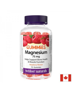 Мускулна и нервна система Магнезий (цитрат) 75 mg х 75 желирани таблетки, с вкус на малина