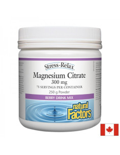 Магнезий (цитрат) Stress-Relax 250 g прах, 75 дози