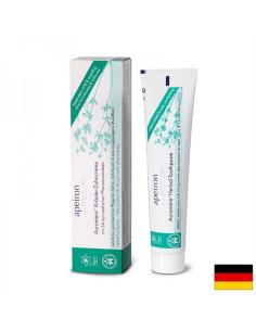 Apeiron Auromère® Kräuter-Zahncreme green Ayurveda Билкова паста за зъби (съвместима с хомеопатия) 75 ml