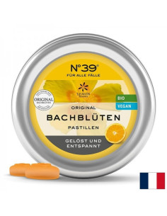 Нервно напрежение и страх – при спешни случаи Цветни био есенции на д-р Бах N 39 Пастили с вкус на портокал, 45 g