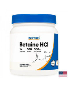 Добро храносмилане Бетаин хидрохлорид (Betaine HCl) 507 g прах