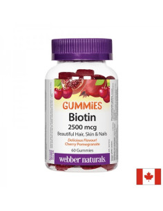 Коса, кожа, нокти Биотин 2500 µg х 60 желирани таблетки