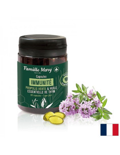 Комплекс за силен имунитет Immunité Зелен прополис, етерично масло от мащерка и витамин D3 60 капсули