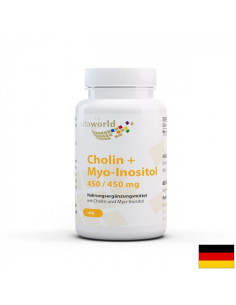 Cholin + Myo-inositol Холин + Мио-инозитол 450 mg 60 капсули