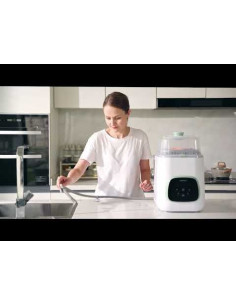 Уред за миене на бебешки шишета и съдове и стерилизатор 2 в 1 Momcozy KleanPal Pro 2