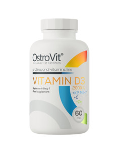 Vitamin D3 2000 + K2 MK-7 / + Vitamin C + Zinc
