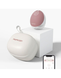 Електрическа помпа за кърма Momcozy Mobile Flow M9, Hands-free, Cozy Red