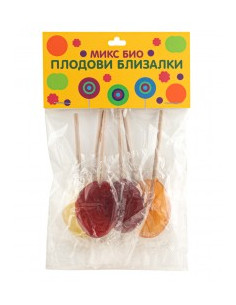 Микс плодови близалки - био, ZoyaBG , 6 бр