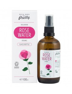 Био розова вода в стъкло и спрей 100 мл
