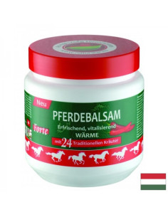 Конски балсам със загряващ ефект 24 билкови екстракта за стави и мускули 500 ml