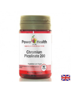 Контрол на апетита и кръвната захар Хром (пиколинат) 200 μg х 90 таблетки
