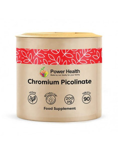 Контрол на апетита и кръвната захар Хром (пиколинат) 200 μg х 90 таблетки 2