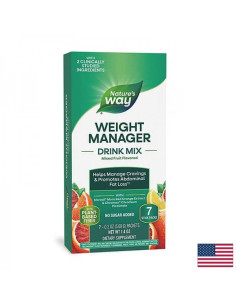 Формула за контрол на апетита, теглото и коремните мазнини Weight Manager 7 сашета, с плодов вкус