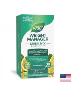 Формула за контрол на апетита, теглото и коремните мазнини Weight Manager 30 сашета с вкус на цитрусови плодове