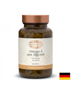 Омега-3 от водорасли (375 mg DHA / 125 mg EPA) За концентрация, зрение и здраво сърце 500 mg х 30 капсули