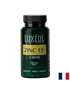 Цинк (цитрат) За имунитет, коса и кожа 15 mg х 90 капсули