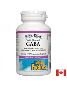 GABA 100- Natural/ Гама-АминоБутирова Киселина 100 mg х 90 капсули