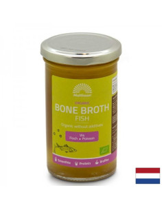 Рибен костен бульон, БИО С бяло вино, лимонов сок, морска сол и зеленчуци 240 ml, 12 дози