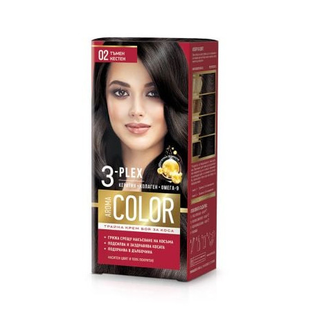 БК Aroma Color 02 Тъмен кестен 45 мл
