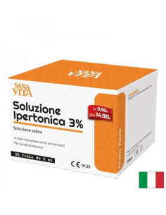 Хипертоничен разтвор 3- Облекчение при запушен нос и хрема 30 ампули