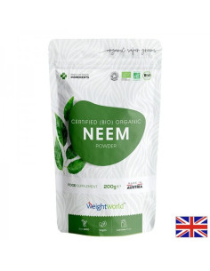 Красива коса и кожа Нийм (лист) Organic - Neem прах 200 g