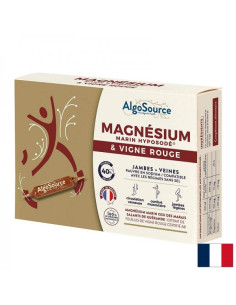 Морски магнезий + червена винена лоза За кръвообращение, мускули и венозна подкрепа 75 mg, 20 ампули