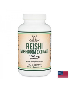 Рейши Подкрепа за имунната система и адаптация към стрес 500 mg, 300 капсули