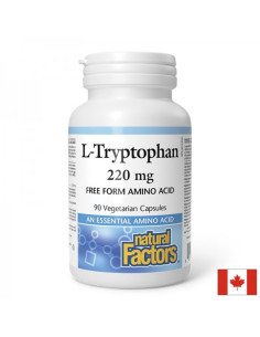 Л-Триптофан Подпомага съня и доброто настроение 220 mg, 90 капсули