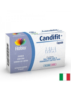 Пробиотици + билки Candifit За чревен и вагинален баланс 24 капсули