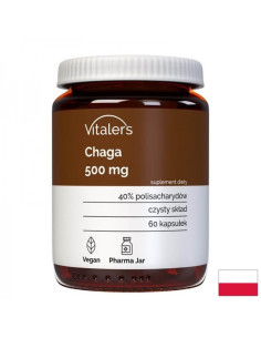 Чага Имунитет и баланс на кръвната захар 500 mg, 60 капсули