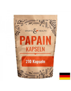 Папаин Храносмилателен баланс и лекота след хранене 500 mg, 210 капсули
