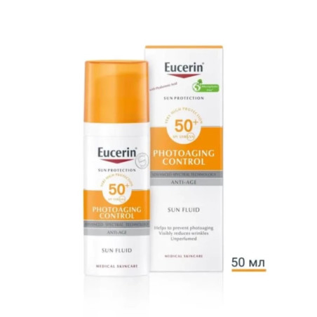 Eucerin слънцезащитен крем за лице age control spf 50 50мл Годен до: 31.10.2026 г.