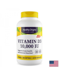 Витамин D3 За кости, имунитет и енергия 1000 IU/ 25 µg, 360 капсули