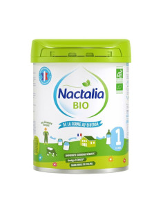 Адаптирано мляко Nactalia Bio 1, 0-6 м., 800 гр.