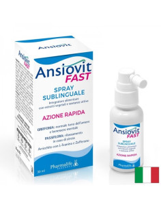 Пасифлора, L-теанин и 5-HTP Бързо действие при стрес и напрежение спрей 30 ml