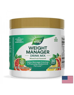 Формула за контрол на апетита, теглото и коремните мазнини Weight Manager 170.7 g прах, с плодов вкус